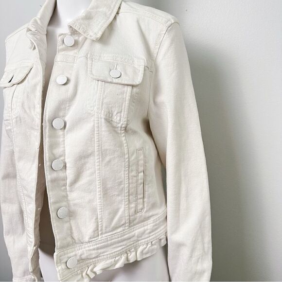 ɢᴜᴄ ᴇʟʟᴇ ᴡʜɪᴛᴇ ᴅᴇɴɪᴍ ꜱᴜᴍᴍᴇʀ ᴊᴀᴄᴋᴇᴛ - Picture 9 of 17